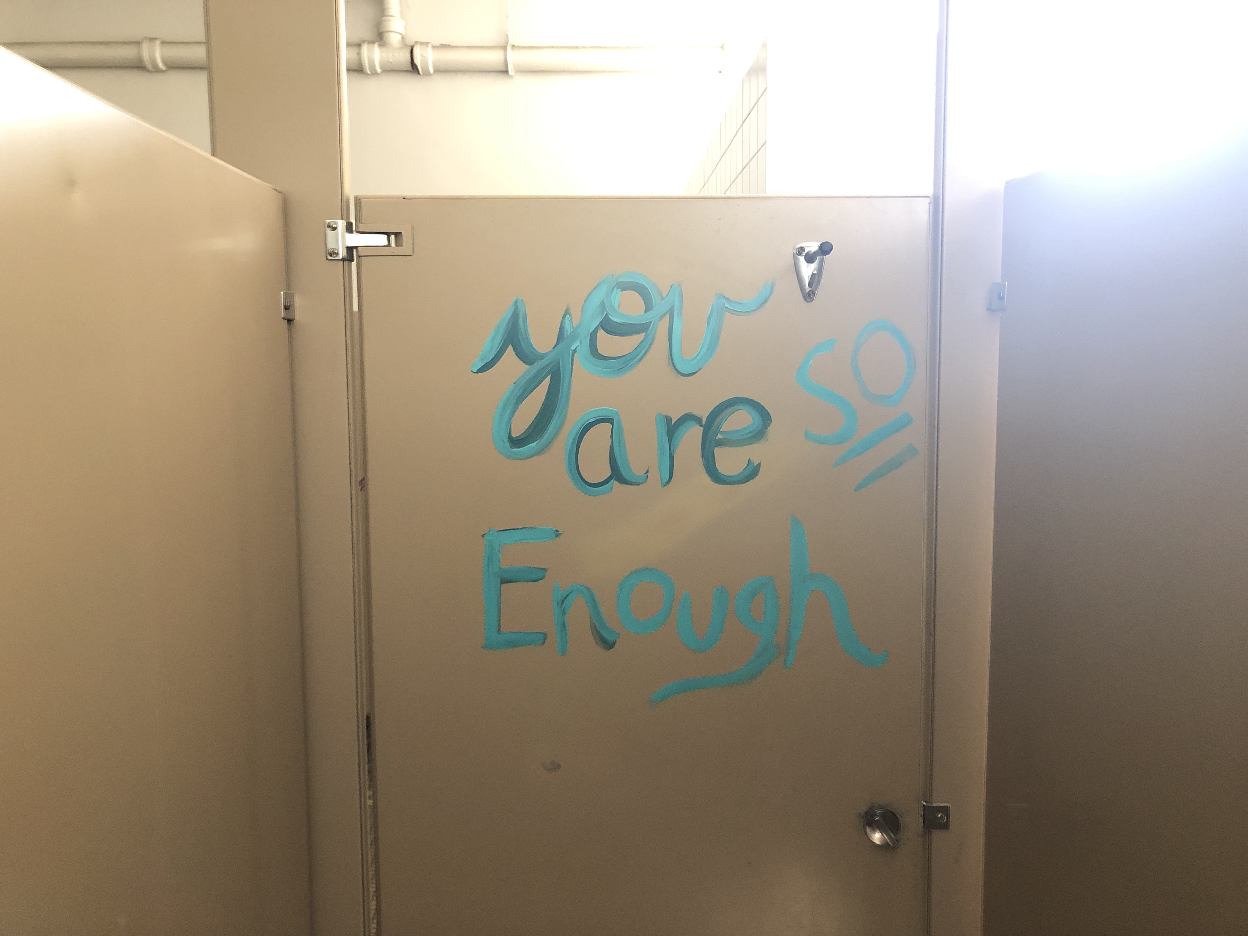 Marietta MS bathroom message