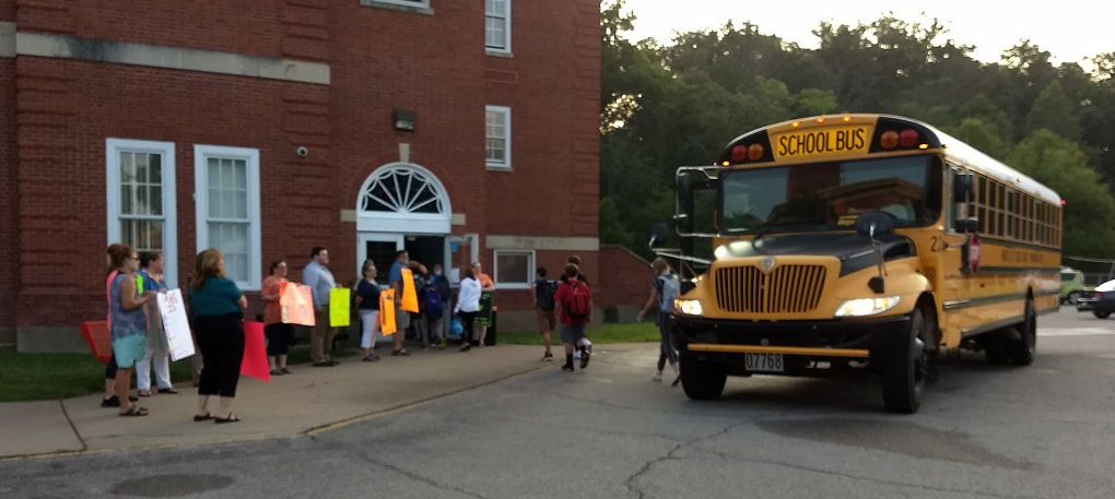 Marietta MS first day of school