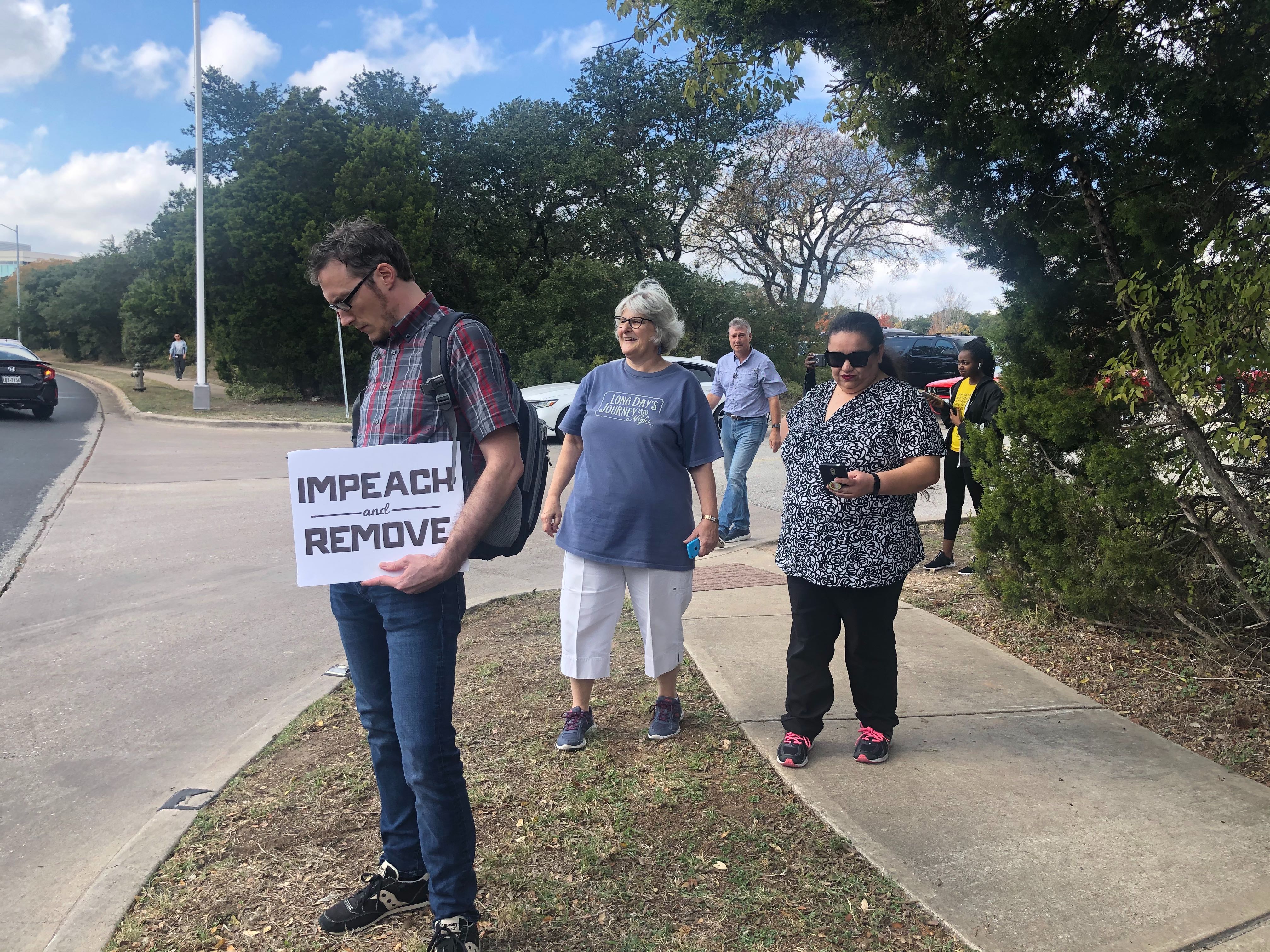 Indivisible Austin trump protest