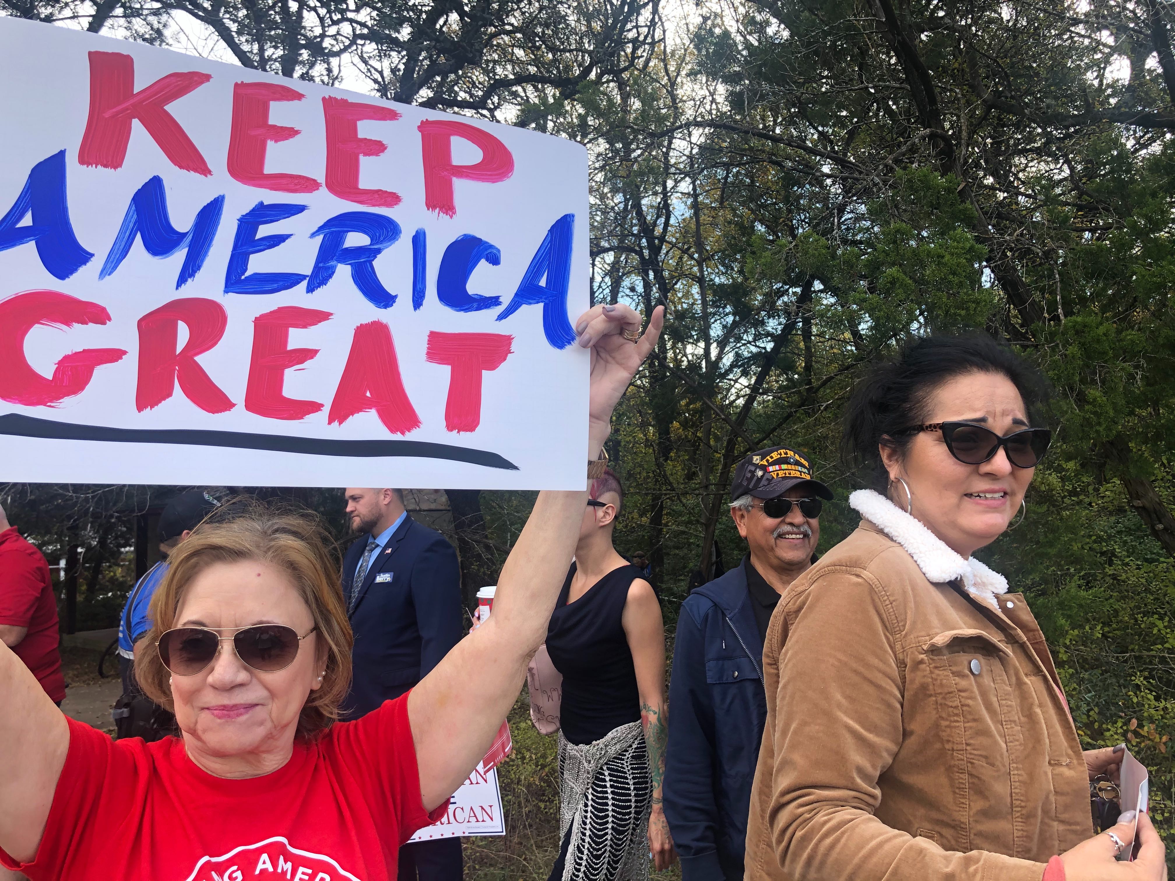 Trump Victory Trump supporters (KXAN Photo/Kaitlyn Karmout)