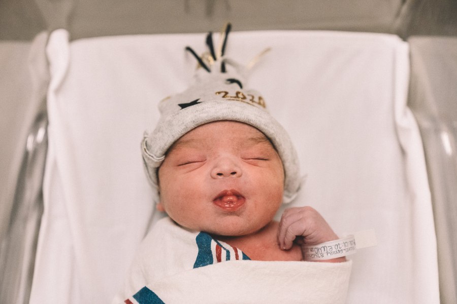 Kent Alan Silva, first baby born at Ascension Seton Medical Center Austin in 2020 (Hello&Co. Photography Photo)