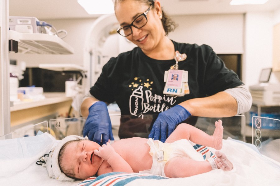 Kent Alan Silva, first baby born at Ascension Seton Medical Center Austin in 2020 (Hello&Co. Photography Photo)