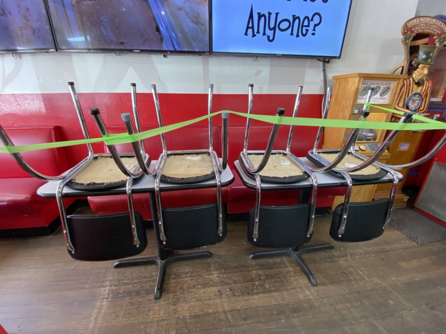 empty store chairs