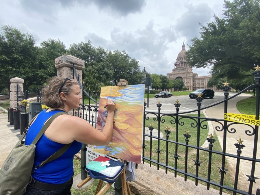 painting at capitol