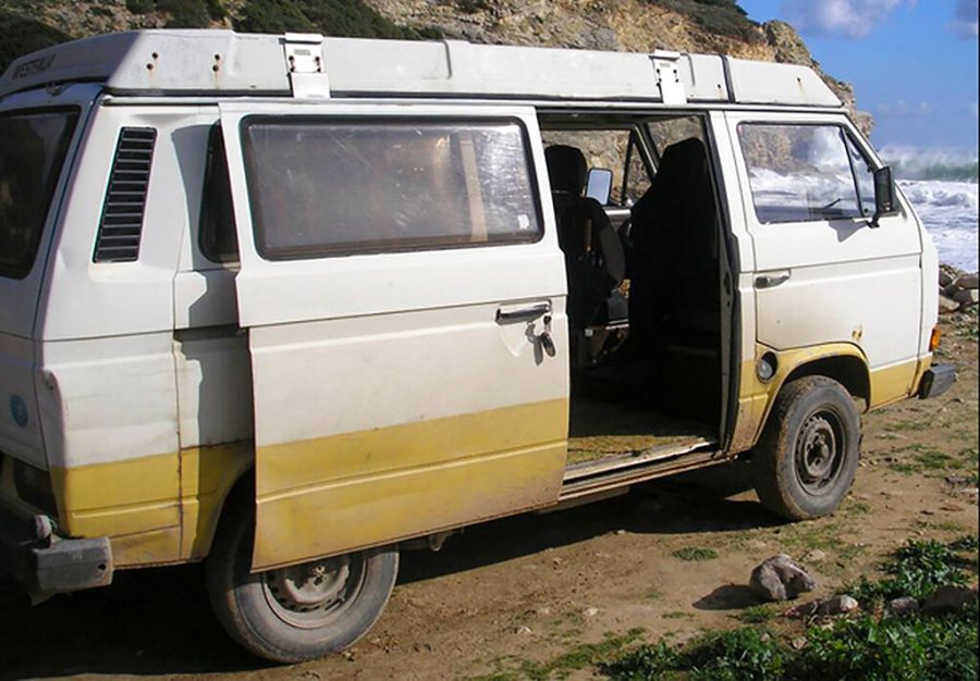 This photo provided by the German Federal Police, Bundeskriminalamt, BKA, shows a camper van vehicle. British police said Wednesday that a German man has been identified as a suspect in the case of 3-year-old British girl Madeleine McCann, who disappeared 13 years ago while on holiday in Portugal. Police from Britain, Germany and Portugal launched a new joint appeal for information in the case Wednesday. They asked to come forward anyone who had seen two vehicles linked to the suspect _ the Volkswagen camper van and a Jaguar. (Bundeskriminalamt via AP)